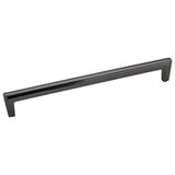 Hardware Resources 259-192BN 8" Overall Length Cabinet Pull - 192 mm center-to-center- Screws Included - Black Nickel