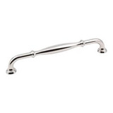 Hardware Resources 8-3/8" Overall Length Cabinet Pull - 192 mm center-to-center - Screws Included - Polished Nickel - 658-192NI
