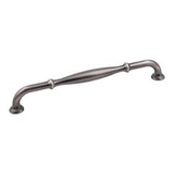 Hardware Resources 9-7/8" Overall Length Cabinet Pull 224 mm center-to-center - Screws Included - Brushed Pewter - 658-224BNBDL