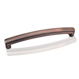 Hardware Resources 519-160DBAC 6-13/16" Overall Length Cabinet Pull - 160 mm center-to-center Holes - Screws Included - Brushed Oil Rubbed Bronze