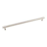 Hardware Resources 13-1/4" Overall Length Square Bar Pull 305 mm center-to-center - Screws Included - Satin Nickel - 293-305SN