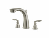 Pfister Avalon Two Handle Roman Tub Faucet Trim - Brushed Nickel - RT6-5CB1K