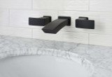 Pfister LG49-DF3B Kenzo Wall Mount Lavatory Faucet -  - Matte Black