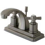 Kingston Brass KS4648ZX Two Handle Centerset Lavatory Faucet - Brushed Nickel
