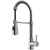 Vigo Brant Pull-Down Spray Kitchen Faucet In Stainless Steel