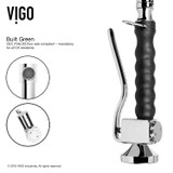 VIGO VG02007CHK2 Zurich Pull-Down Spray Kitchen Faucet With Soap Dispenser In Chrome