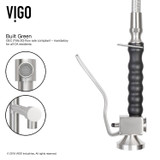 Vigo Zurich Pull-Down Spray Kitchen Faucet In Stainless Steel