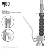 Vigo VG02007STK2 Zurich Pull-Down Spray Kitchen Faucet With Soap Dispenser In Stainless Steel