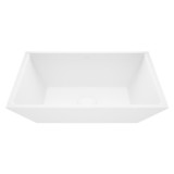 Vigo Vinca Matte Stone Vessel Bathroom Sink - 13 3/4 inch