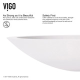 Vigo VGT1240 Wisteria Matte Stone Vessel Bathroom Sink Set With Seville Vessel Faucet In Brushed Nickel