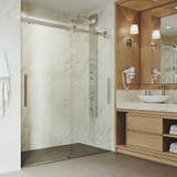 Vigo VG6046CHCL6074 Caspian Adjustable Frameless Sliding Shower Door in Chrome