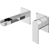 Vigo Atticus Single Handle Wall Mount Bathroom Faucet In Chrome