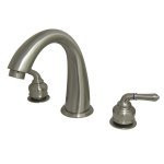 Kingston Brass Two Handle Roman Tub Filler Faucet - Brushed Nickel KS2368
