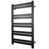 WarmlyYours Grande 10 Towel Warmer Hardwired, 10 Bars - Black - TWS6-GRD10KH