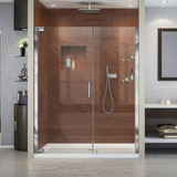 DreamLine Elegance 51-53 in. W x 72 in. H Frameless Pivot Shower Door in Oil Rubbed Bronze