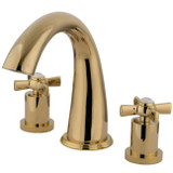 Kingston Brass Two Handle Roman Tub Filler Faucet - Polished Brass - KS2362ZX