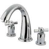 Kingston Brass Two Handle Roman Tub Filler Faucet - Polished Chrome