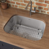 Ruvati 24-inch Undermount 16 Gauge Stainless Steel Kitchen Sink Single Bowl - RVM4132