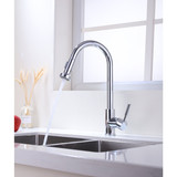 Vanity Art F80026 Pull Out Spray Kitchen Faucet - Chrome