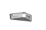 Valsan 53562PV Essentials Large Detachable Corner Basket w Square Rungs 8" x 8" x 3 1/4" - Polished Brass