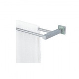 Valsan 67476NI Cubis Plus 24 1/2" Double Towel Bar / Rail - Polished Nickel