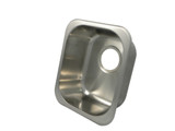 Opella 14" x 12" Rectangle Undermount or Drop In Bar Sink - Brushed Stainless Steel - 13201.046