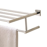 Valsan 676632PV Braga 23 5/8" Towel Bar & Shelf - Polished Brass Valsan 676632PV Braga 23 5/8" Towel Bar & Shelf - Polished Brass