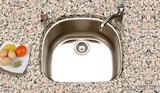Hamat ENTERPRISE 23 7/16" x 21 1/4" One Bowl Kitchen Sink - Stainless Steel