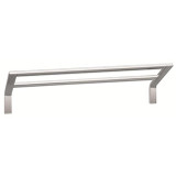 Valsan PS145045PV Sensis Flat Curved Double Towel Rail / Bar 18" - Polished Brass