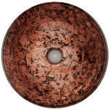 Vigo Mahogany Moon Glass Vessel Bathroom Sink - 22 1/2 inch