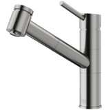 VIGO VG02021ST Branson Pull-Out Spray Kitchen Faucet In Stainless Steel