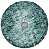 Vigo Oceania Glass Vessel Bathroom Sink - 16 1/2 inch