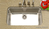 Hamat GOURMET 31 1/2" x 17 7/8" Undermount Kitchen Sink & Strainer - Stainless Steel