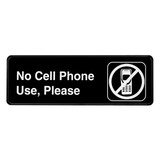 Alpine  ALPSGN-27 No Cell Phone Use, Please Sign, 3x9