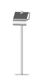 Valsan 53502NI Essentials Polished Nickel Contemporary Freestanding Toilet Paper Holder with Lid Valsan 53502NI Essentials Polished Nickel Contemporary Freestanding Toilet Paper Holder with Lid