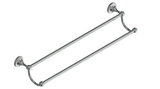 Valsan 69376NI Olympia Polished Nickel Double Towel Bar / Rail, 24"