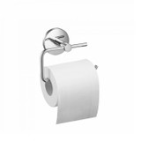 Flusso Brass Toilet Paper Holder - Round - Brushed Nickel - 100.1007BN
