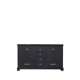 Lexora Dukes 60 Inch Espresso Vanity Cabinet Cabinet Only
