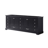 Lexora Dukes 84 Inch Espresso Vanity Cabinet Cabinet Only