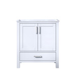 Lexora Jacques 30 Inch White Vanity Cabinet Only