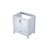 Lexora Jacques 30 Inch White Vanity Cabinet Cabinet Only