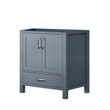 Lexora Jacques 30 Inch Dark Grey Vanity Cabinet Cabinet Only
