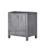 Lexora Jacques 30 Inch Distressed Grey Vanity Cabinet Cabinet Only