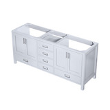 Lexora Jacques 72 Inch White Vanity Cabinet Cabinet Only