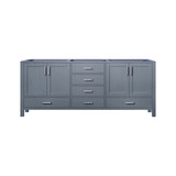 Lexora Jacques 80 Inch Dark Grey Vanity Cabinet Cabinet Only