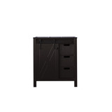 Lexora Marsyas 30 Inch Brown Vanity Cabinet Cabinet Only