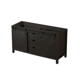 Lexora Marsyas 60 Inch Brown Vanity Cabinet Cabinet Only