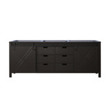 Lexora Marsyas 84 Inch Brown Vanity Cabinet Cabinet Only