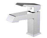 Lexora Labaro Brass Single Hole Bathroom Faucet - Chrome