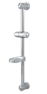 Kingston Brass KX2528SG 24" Hand Shower Slide Bar With Soap Dish - Brushed Nickel